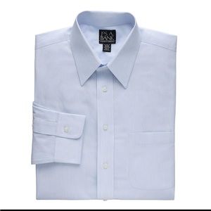 🔥3/$30! [Jos. A. Bank] Traveller Collection Point Collar Dress Shirt